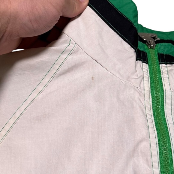 Vintage 90s Starter Boston Celtics 1/4‎ Zip Pullover Lightweight Jacket Men's XL - Picture 4 of 10